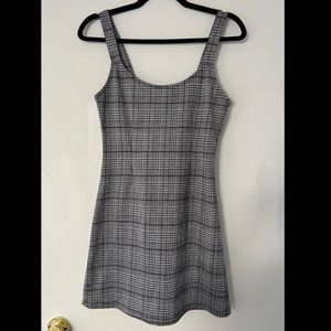 Plaid mini dress